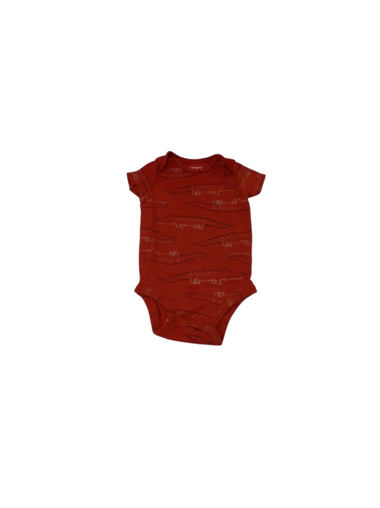 Onesie:alligators/orange, Boy, Size: 9m