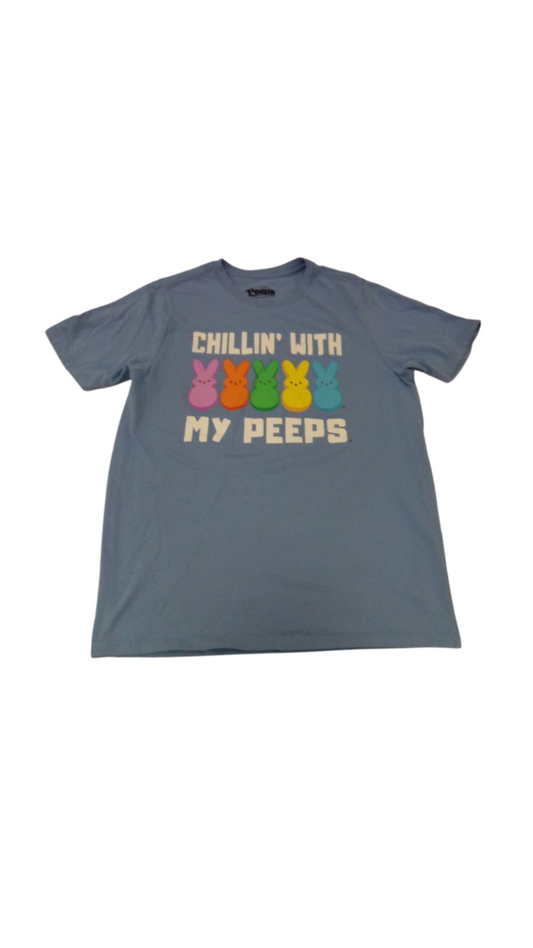 Shirt: Hanging With My Pe, Kids, Size: 14/16