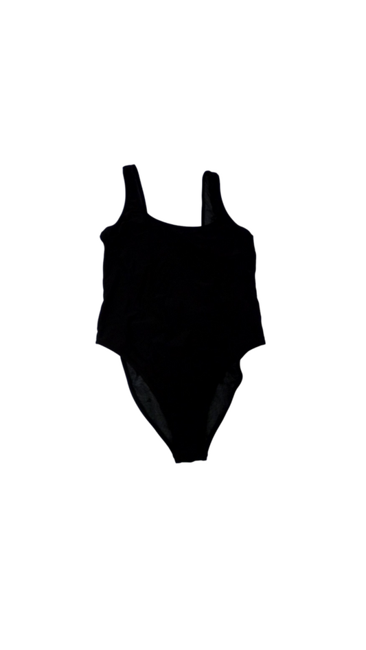 Swim Suit: Black, Womens, Size: L