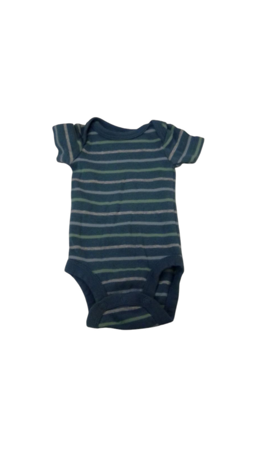 Onesie: Blue/stripes, Boy, Size: P