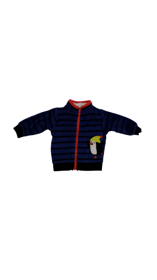 Jacket: Blue W Penguin, Boy, Size: Nb