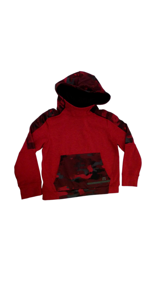 Hoodie: Red Camo, Boy, Size: 8