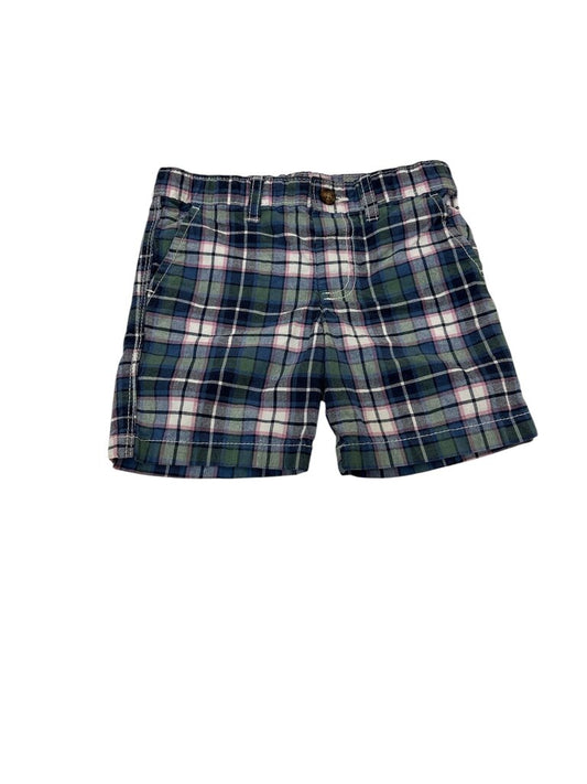Shorts: Plaid, Boy, Size: 24m