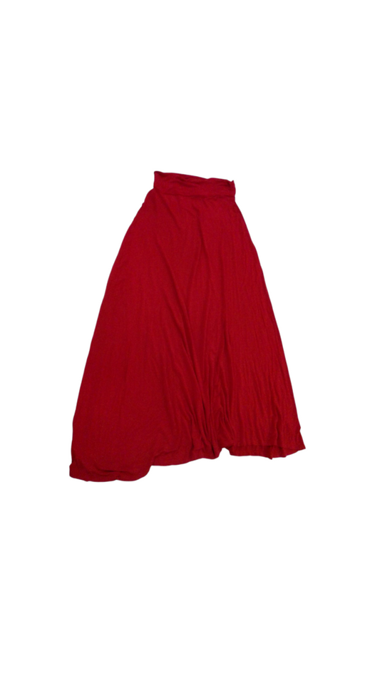Skirt: Long Red, Womens, Size: M