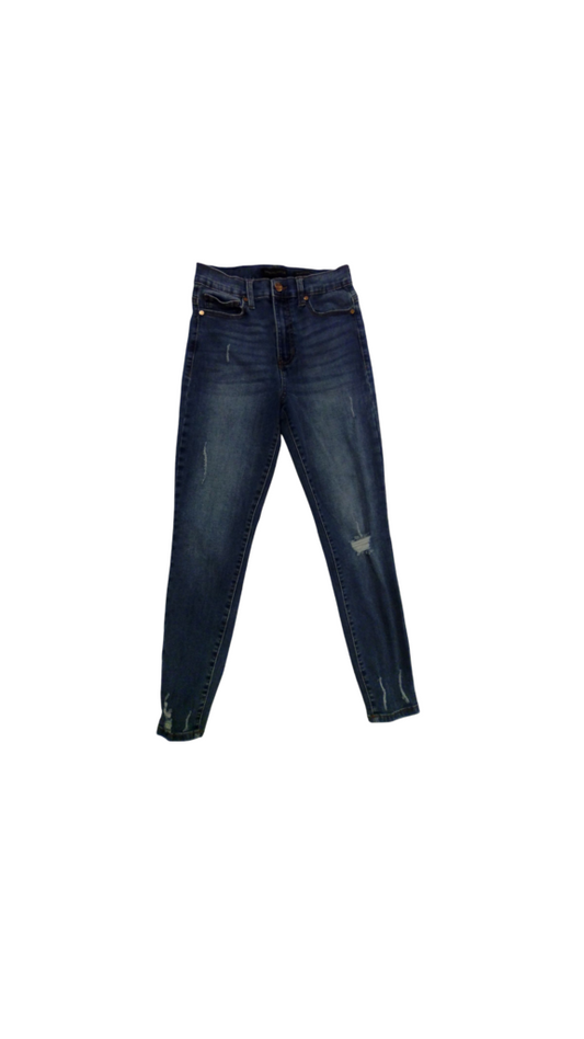 Pants: Skinny Destressed, Womens, Size: S