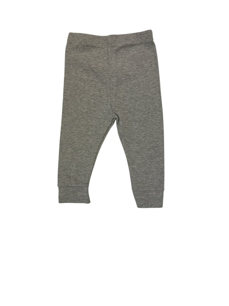 Pants: Gray, Girl, Size: 3/6m