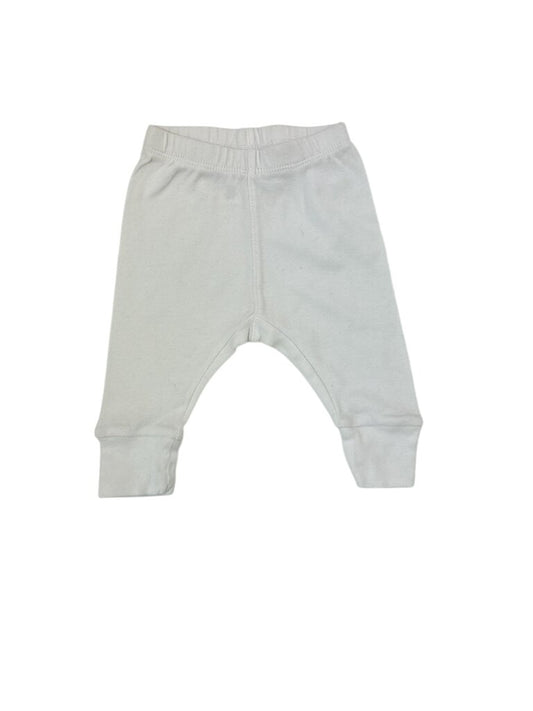 Pants: White, Girl, Size: 0/3m