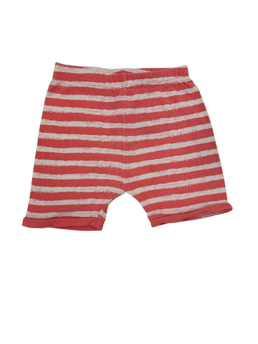 Shorts: White/Pink Stripe, Girl, Size: 3t