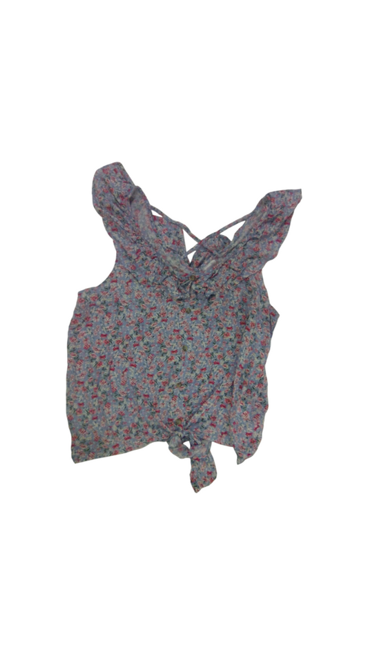 Tank: Blue/Pink Floral NWT, Girl, Size: 12