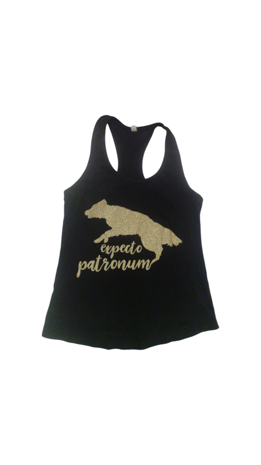 Tank: Gold Harry Potter Spell, Womens, Size: M