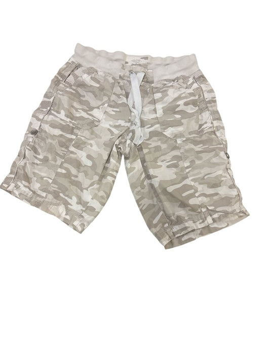 Shorts: White Camo, Womens, Size: M