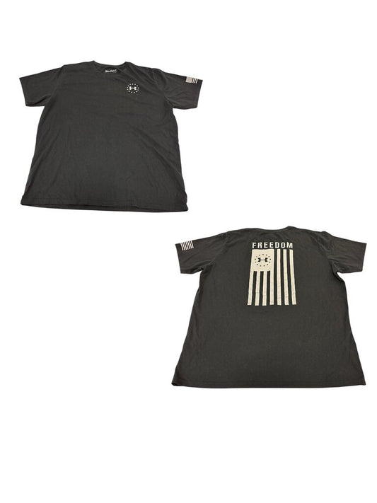Shirt: Black/Freedom, Womens, Size: 2Xl