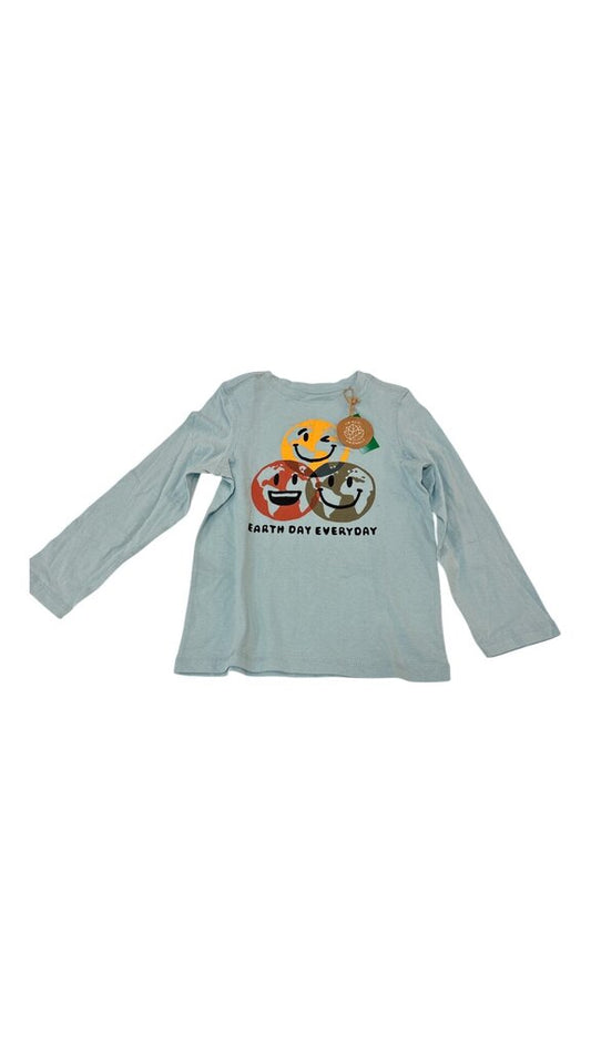 Long Sleeve Shirt:Earthda, Boy, Size: 4/5