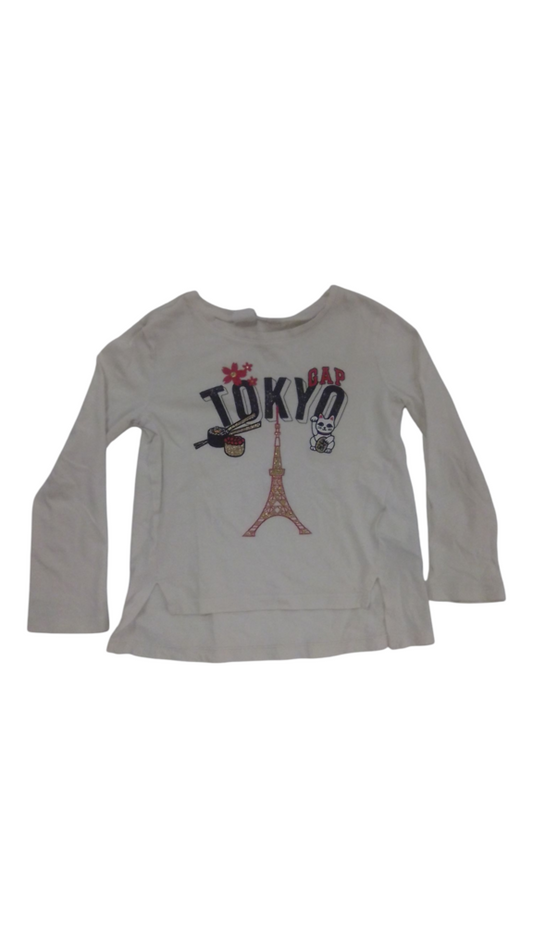 LS Shirt: Tokyo, Girl, Size: 4