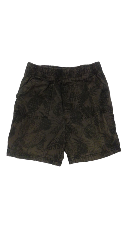 Shorts: Green Leaves, Boy, Size: 18m