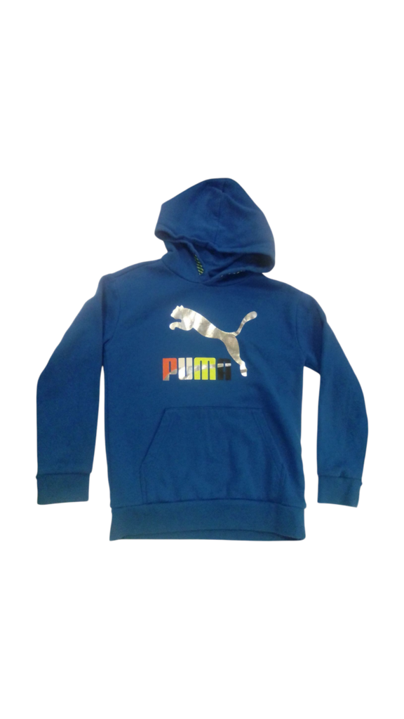 Hoodie: Blue Puma, Boy, Size: 14/16