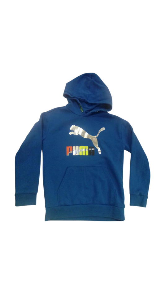 Hoodie: Blue Puma, Boy, Size: 14/16