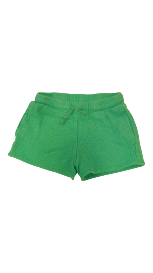 Shorts: Teal Muslin, Girl, Size: 7/8