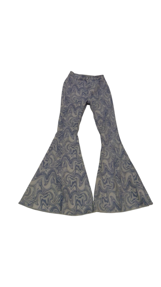 Pants: Marble/Bell Bottom, Womens, Size: S