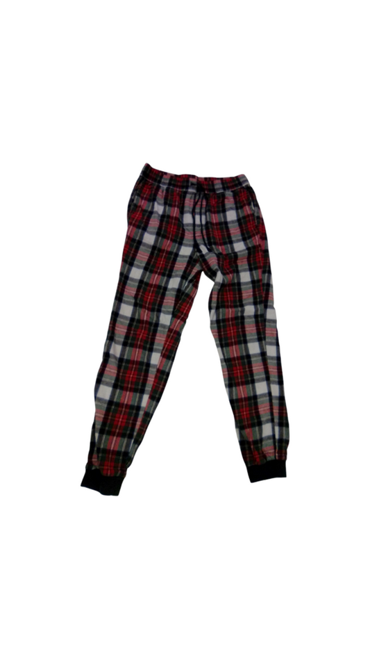 Pants: TRI Plaid/R/G/W, Womens, Size: S