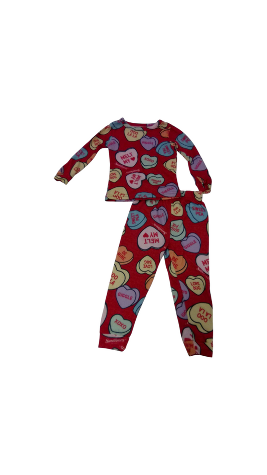 2pc Sleeper:Candy Hearts, Kids, Size: 4t