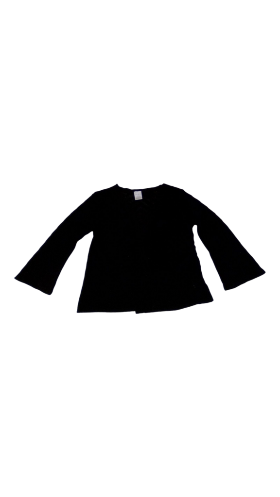 Cardigan: Black, Womens, Size: S