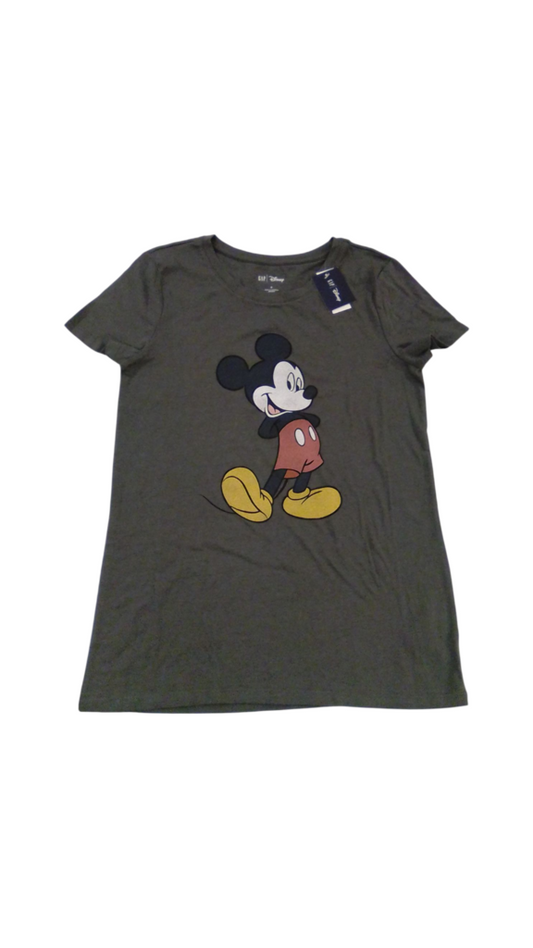 Shirt: Gray Mickey NWT, Womens, Size: S