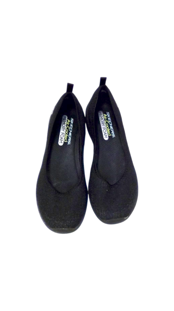 Shoes: Black Lace, Memory Foam, Womens, Size: 8.5