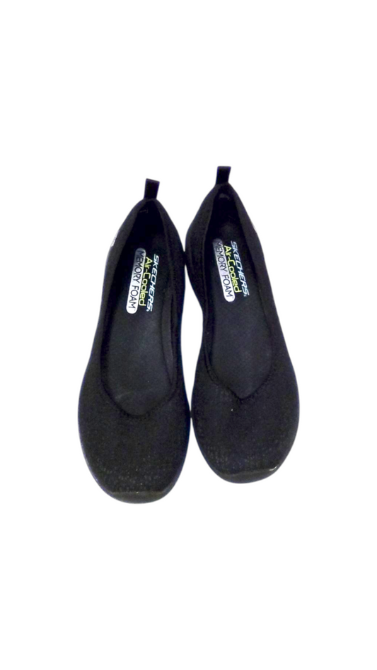 Shoes: Black Lace, Memory Foam, Womens, Size: 8.5
