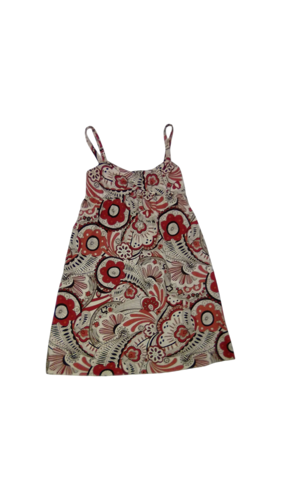 Dress: Orange/Brown, Womens, Size: S