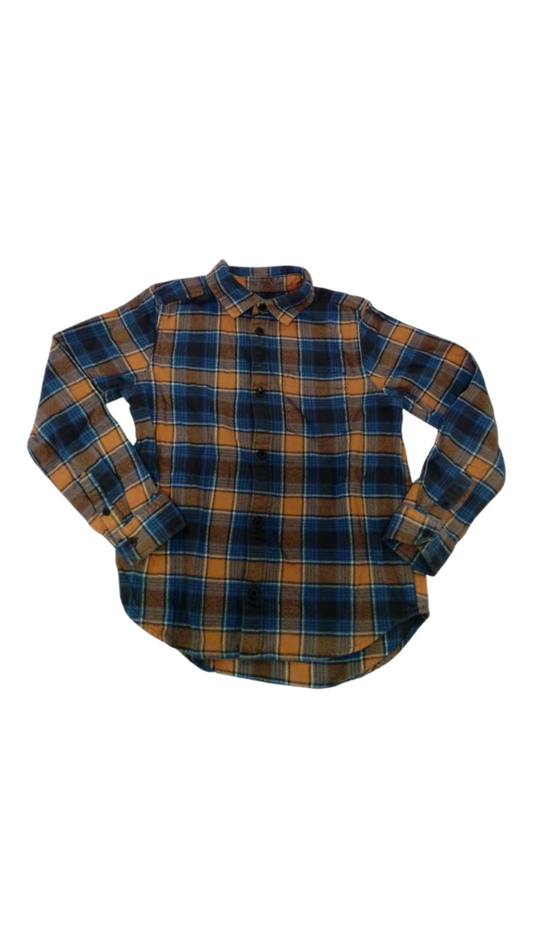 Long Sleeve Shirt: Flanne, Boy, Size: 8