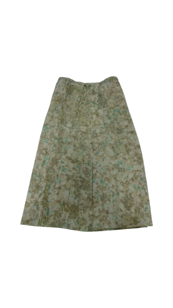 Skirt: Tan/Teal, Womens, Size: M