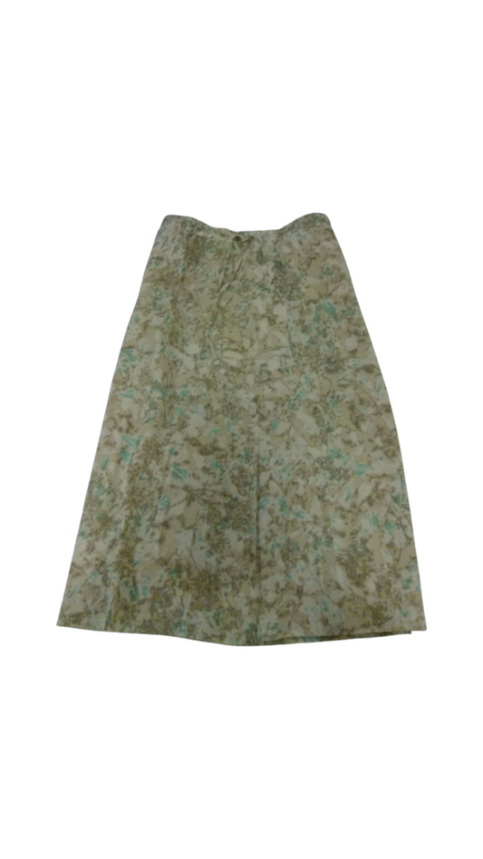 Skirt: Tan/Teal, Womens, Size: M