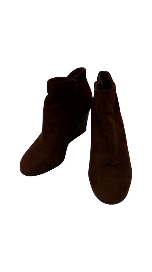 Shoes: Brown Wedges, Womens, Size: 8