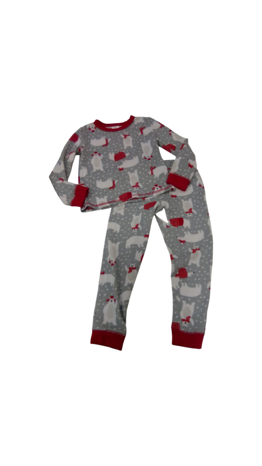 2pc Sleeper: Polar Bears, Kids, Size: 3t