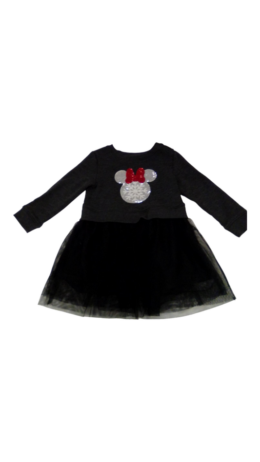 Long Sleeve Dress:Minnie, Girl, Size: 2t