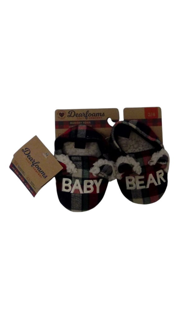 Shoes: Baby Bear Slippers, Kids, Size: 3/4