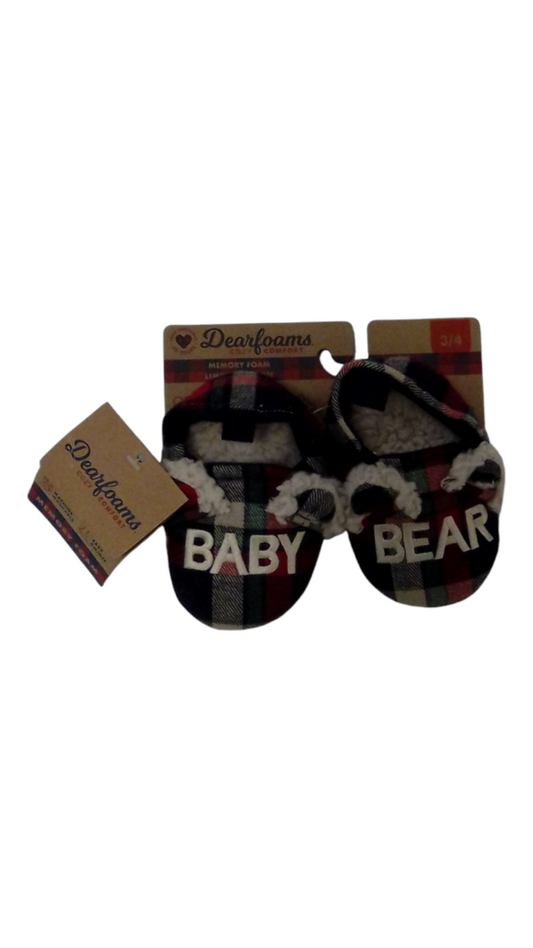 Shoes: Baby Bear Slippers, Kids, Size: 3/4