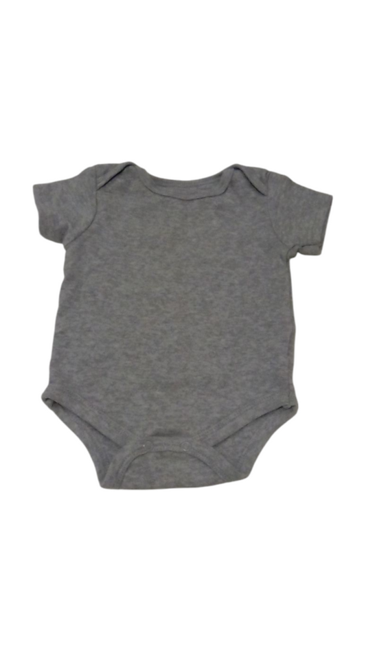 Onesie: Gray, Girl, Size: 0/3m