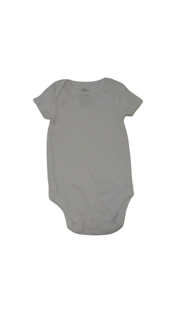 Onesie: White, Girl, Size: 6/9