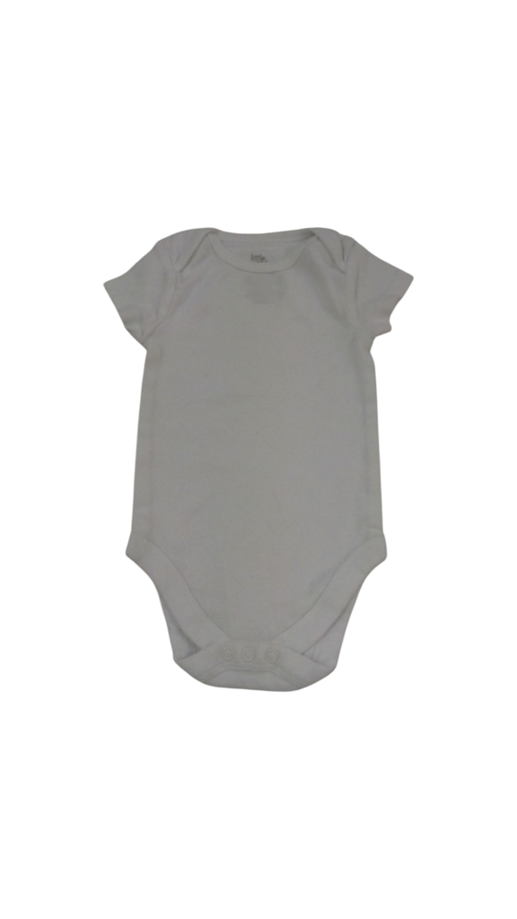 Onesie: White, Girl, Size: 6/9