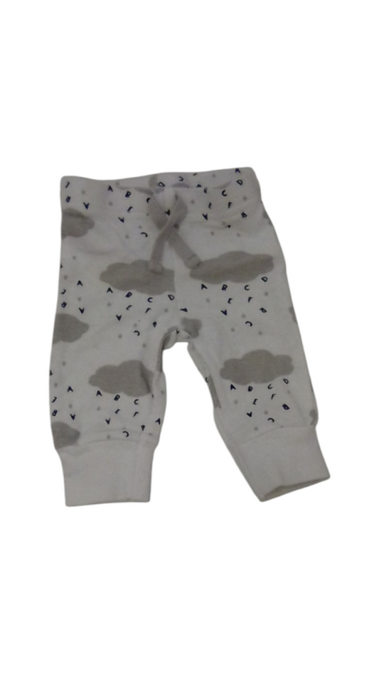 Pants: White/Clouds, Boy, Size: NB