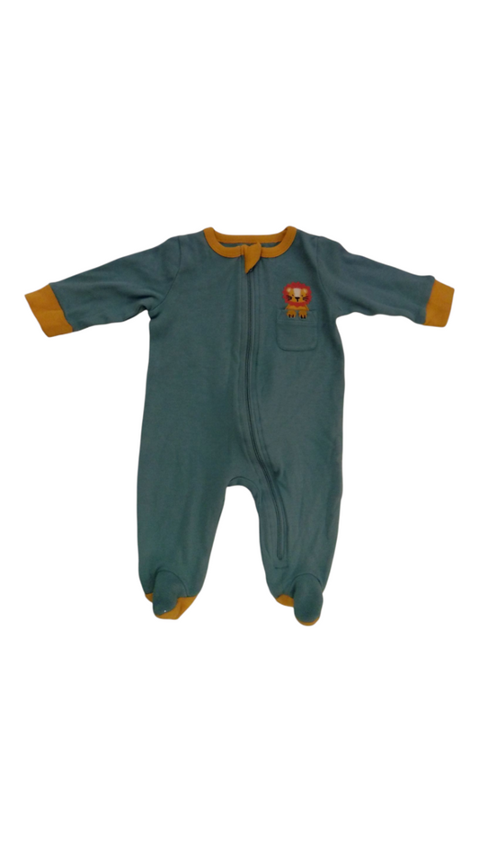 Sleeper: Blue W Lion, Boy, Size: 3m