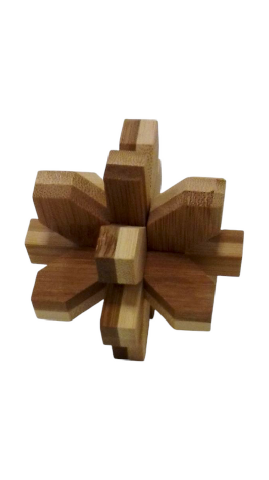 Wooden Puzzle Snowflake, Toys