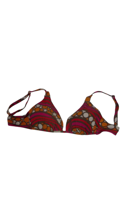 Swim Top: Pink/Orange/Gra, Womens, Size: M
