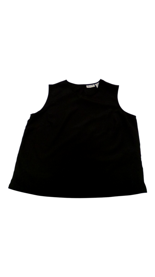 Shirt: Sleeveless Black, Womens, Size: L
