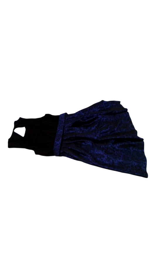 Dress: Black/Purple Botto, Womens, Size: M
