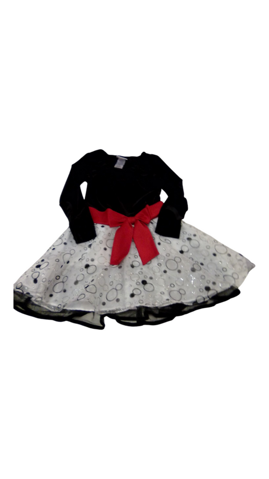 Long Sleeve Dress: X-Mas, Girl, Size: 10