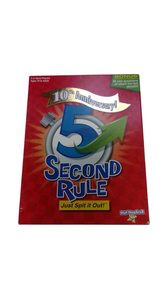 5 Second Rule, Toys