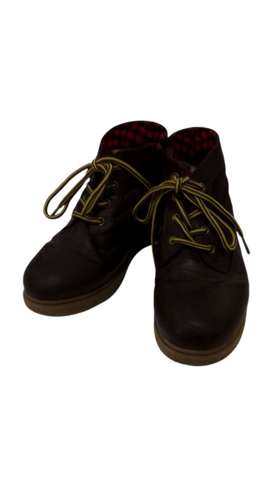 Brown Boots, Boy, Size: 12